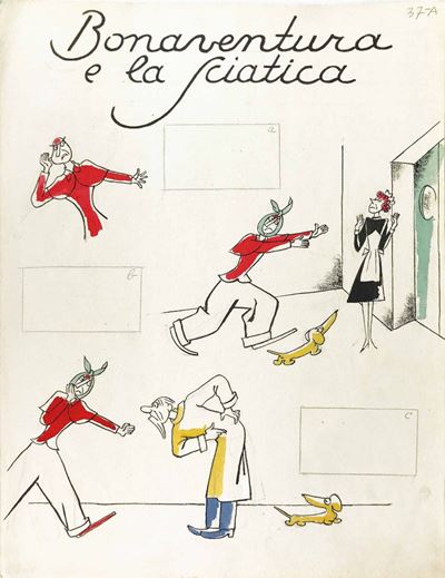 Sto Sergio Tofano (1886-1973)bonaventura e la Sciatica