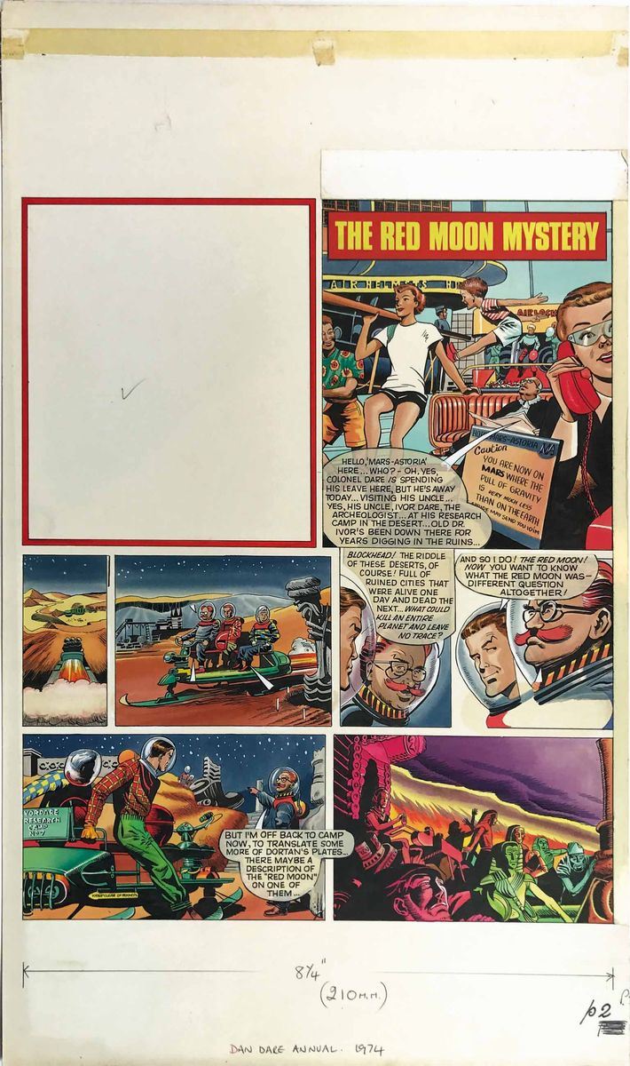  Dan Dare The Red Moon Mistery  - Auction The Masters of Comics and Illustration - Cambi Casa d'Aste