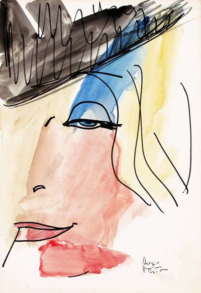 Hugo Pratt (1927-1995)marlene Dietrich