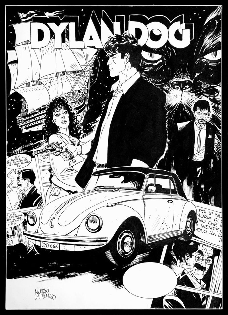 Maurizio Di Vincenzo (1958) Dylan Dog  - Auction The Masters of Comics and Illustration - Cambi Casa d'Aste