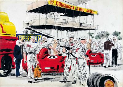 Guido Crepax (1933-2003)quando Si Corre in Circuito...