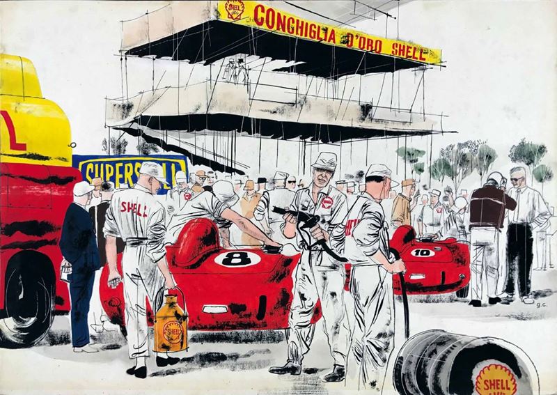 Guido Crepax (1933-2003) Quando si corre in circuito...  - Auction The Masters of Comics and Illustration - Cambi Casa d'Aste