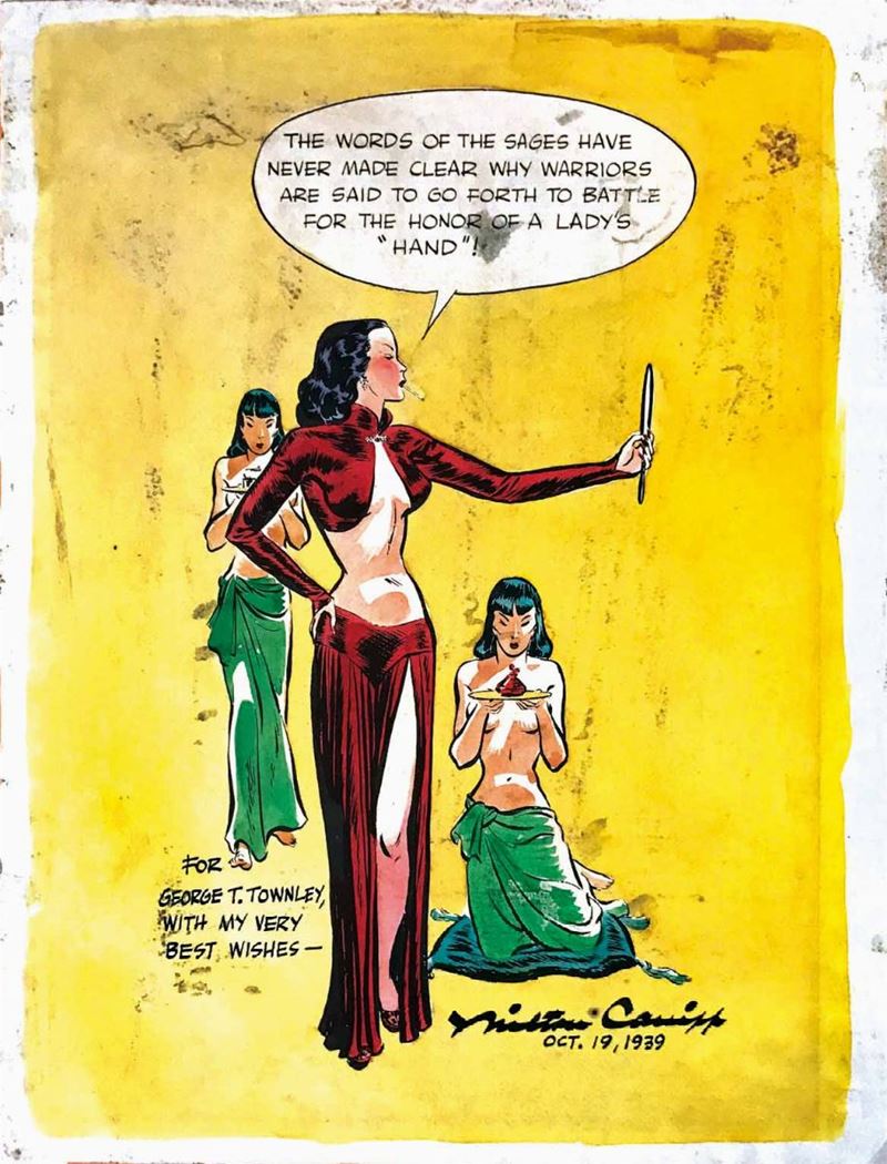 Milton Caniff (1907 – 1988) Dragon Lady da Terry e i Pirati  - Auction The Masters of Comics and Illustration - Cambi Casa d'Aste