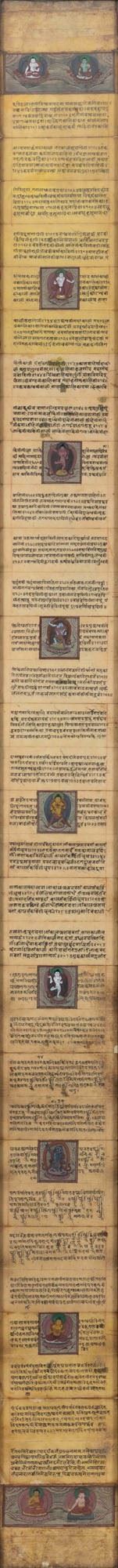Pagine di Preghiere Miniate Entro Cornici, Cina, XVIII Secolo