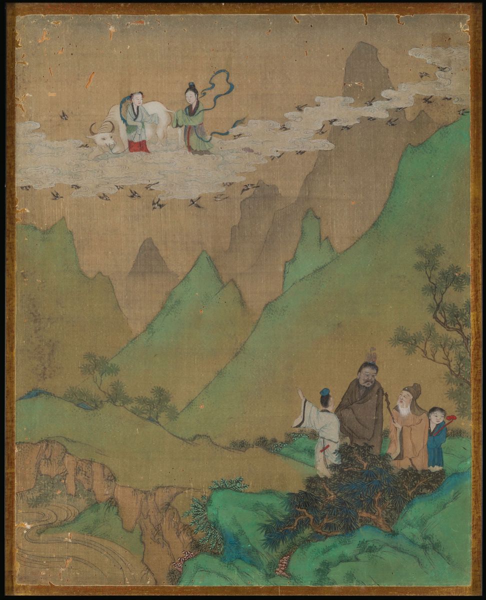 Dieci Dipinti su Seta Raffiguranti Varie Scene di Vita Comune, Cina, Dinastia Qing, Epoca Daoguan...