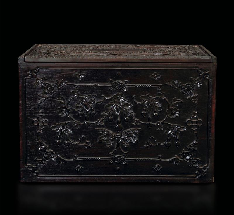 A Zitan box, China, Qianlong period  - Auction Fine Chinese Works of Art - Cambi Casa d'Aste