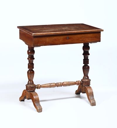Tavolino da Lavoro in Legno, XIX Secolo