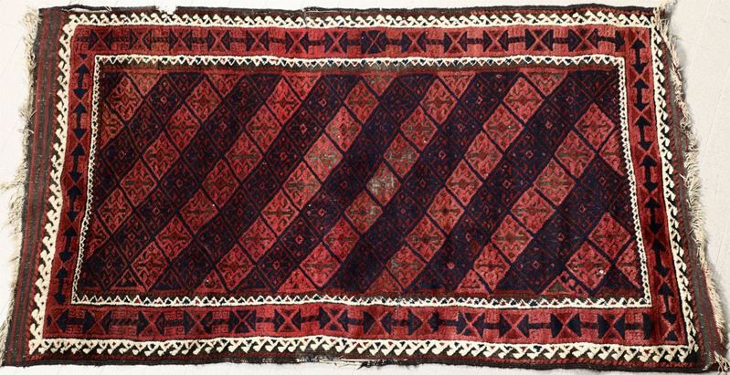 Tappeto persiano Belicistan inizio XX secolo  - Auction Carpets - Time Auction - Cambi Casa d'Aste