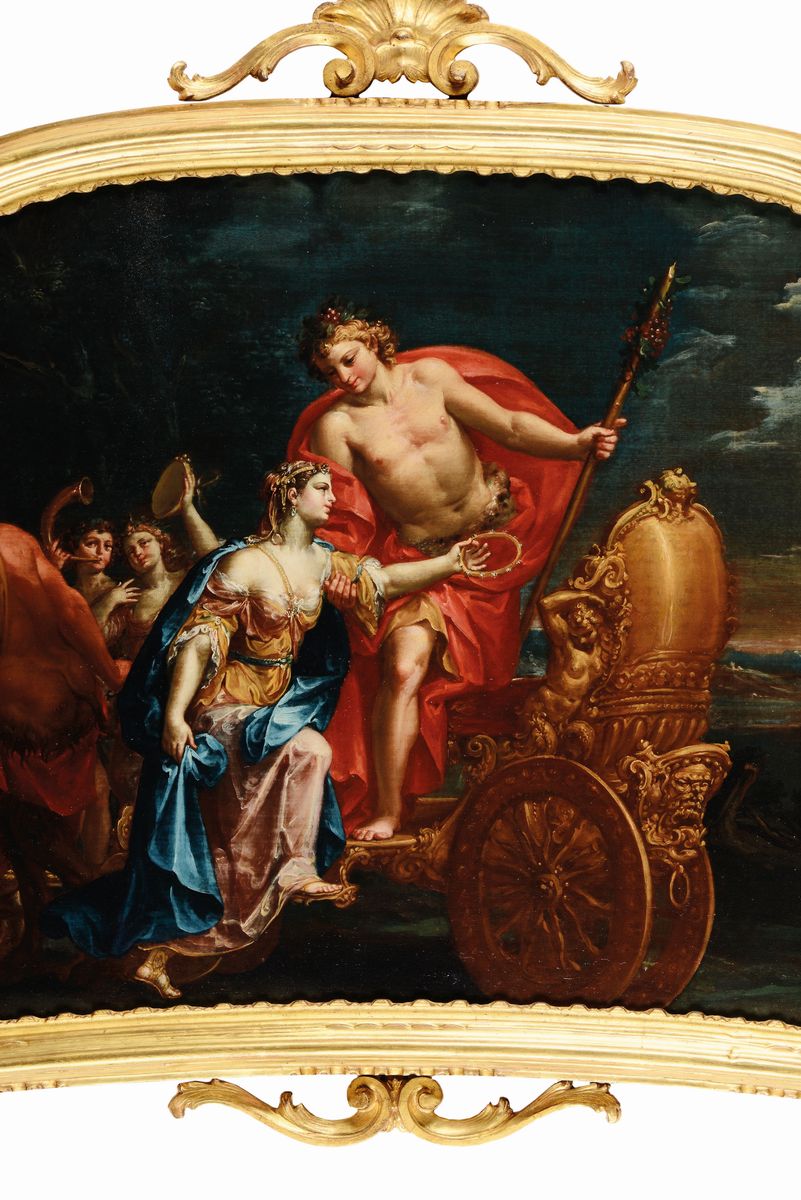 Giuseppe Marchesi Detto il Sansone (bologna 1699 - 1771)la Nascita di Bacco Bacco e Arianna