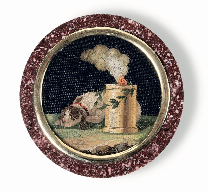 A porphyry box, Rome, early 1800s  - Auction Fine Art - Cambi Casa d'Aste