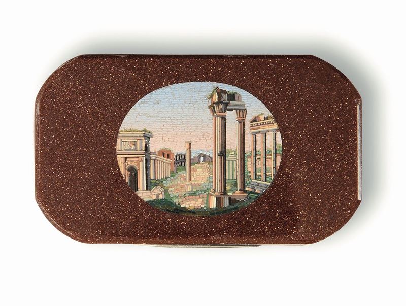 An octagonal box, Rome, 1800s  - Auction Fine Art - Cambi Casa d'Aste