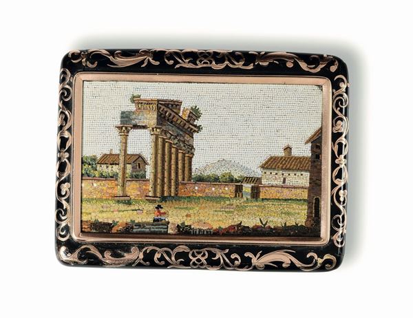 A rectangular box, Rome, 1800s