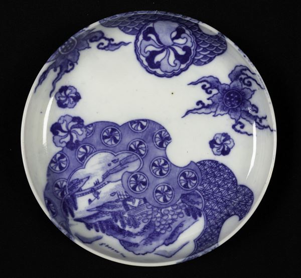 A porcelain plate, Japan, Meiji period