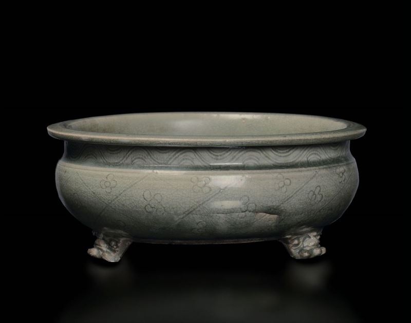 A porcelain incense bowl, China, Song Dynasty  - Auction Fine Chinese Works of Art - Cambi Casa d'Aste