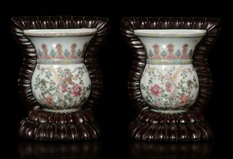 Two vases, China, Qing Dynasty, 1800s  - Auction Fine Chinese Works of Art - Cambi Casa d'Aste