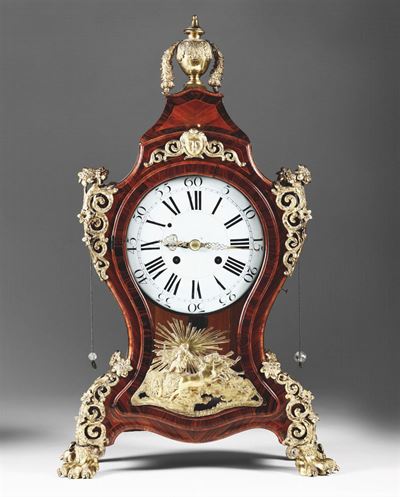 Orologio Cartel da Tavolo, Roma, Epoca Luigi XV,XVIII Secolo