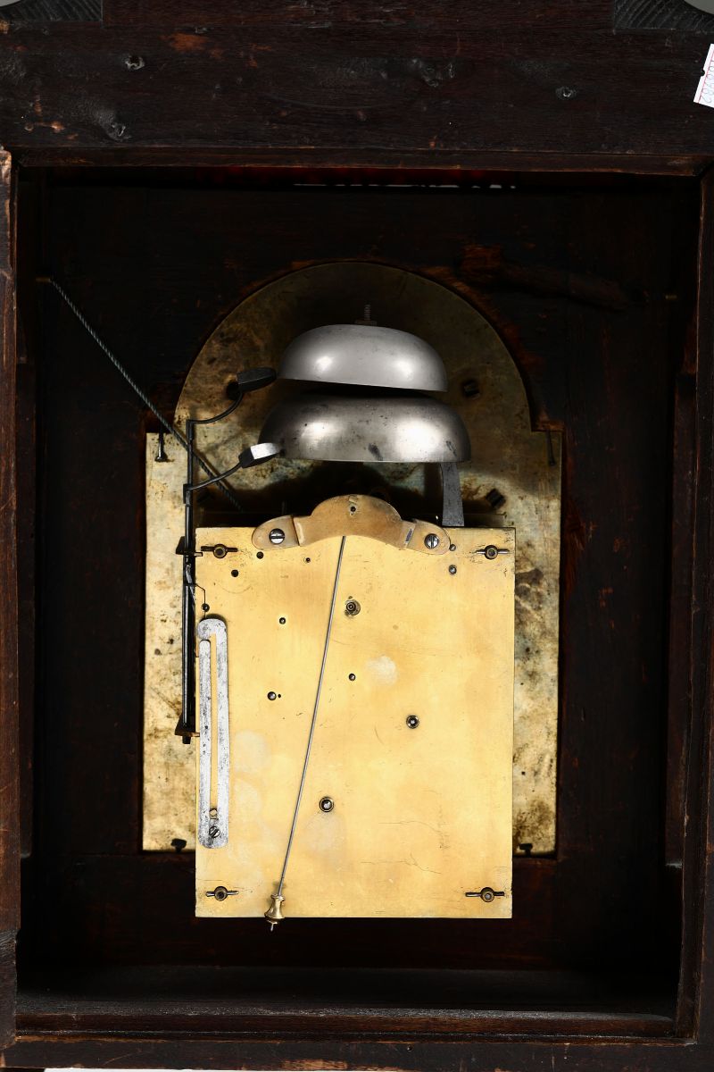 Pendola Romana con Cassa Impiallacciata in Palissandro? con Riporti in Bronzo Dorato, Roma, XVIII...