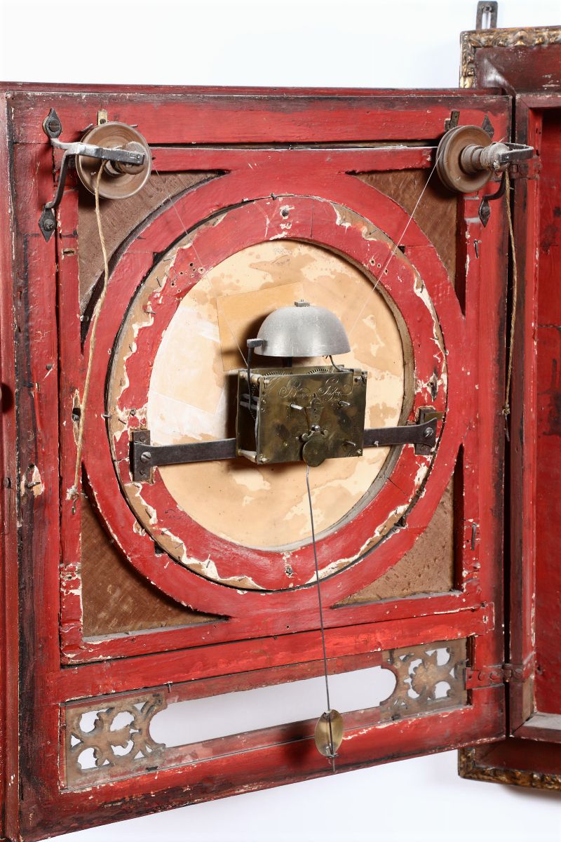 Orologio a Pendolo da Muro Modello “maltese”. Isola di Malta, Metà del XVIII Secolo
