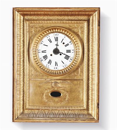 Pendola da Parete a Quadro, Vienna XIX Secolo
