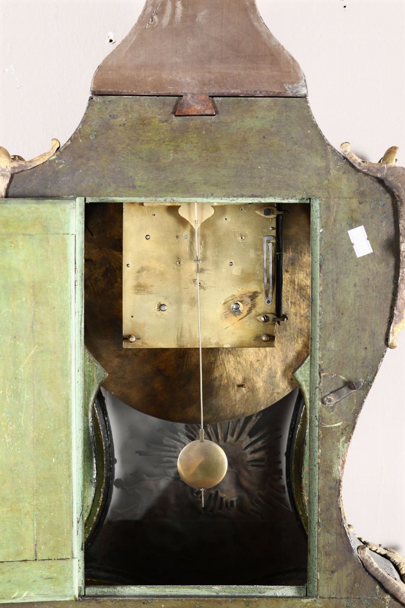 Orologio Cartel con Mensola, Svizzera XVIII Secolo