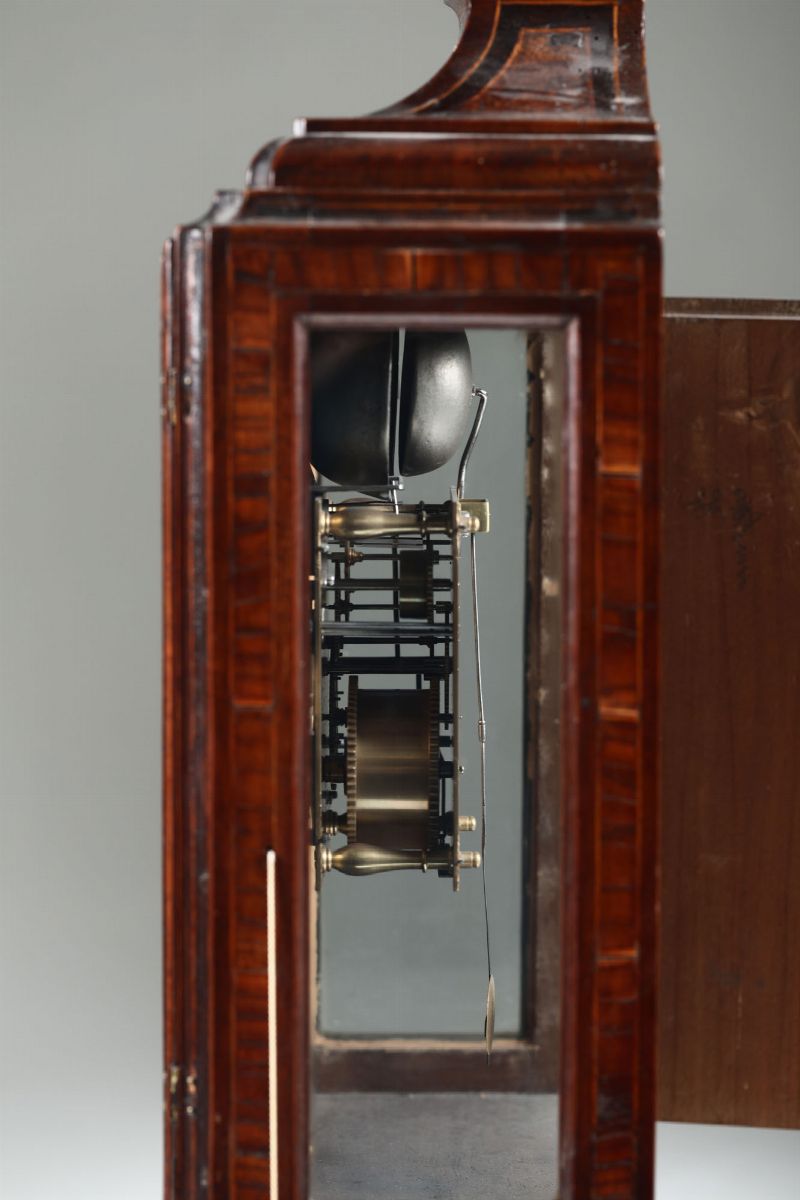 Pendola da Tavolo Lastronata ed Intarsiata. Francia, Epoca Carlo X, XIX Secolo