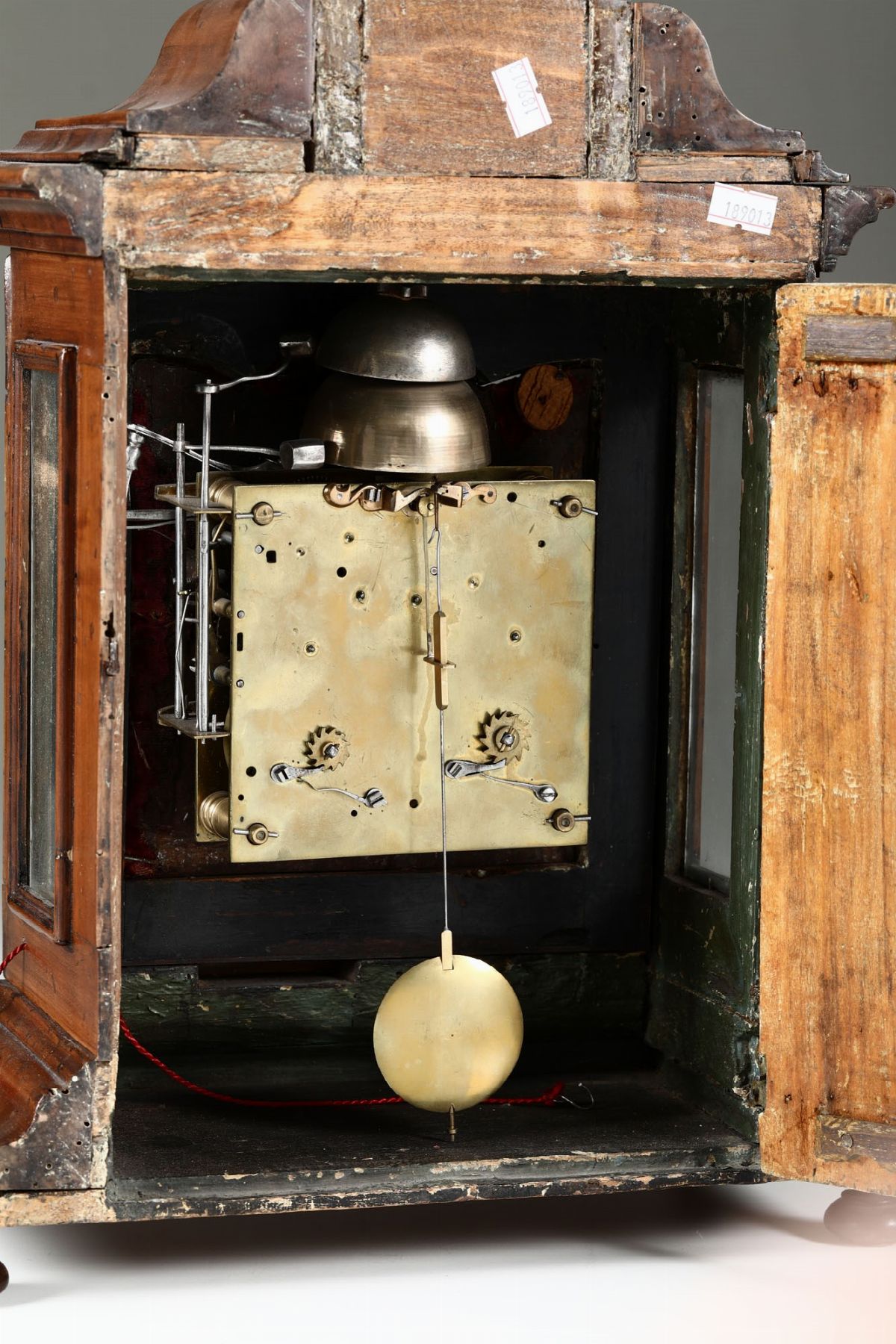 Pendola da Tavolo con Cassa in Legno, XVIII Secolo