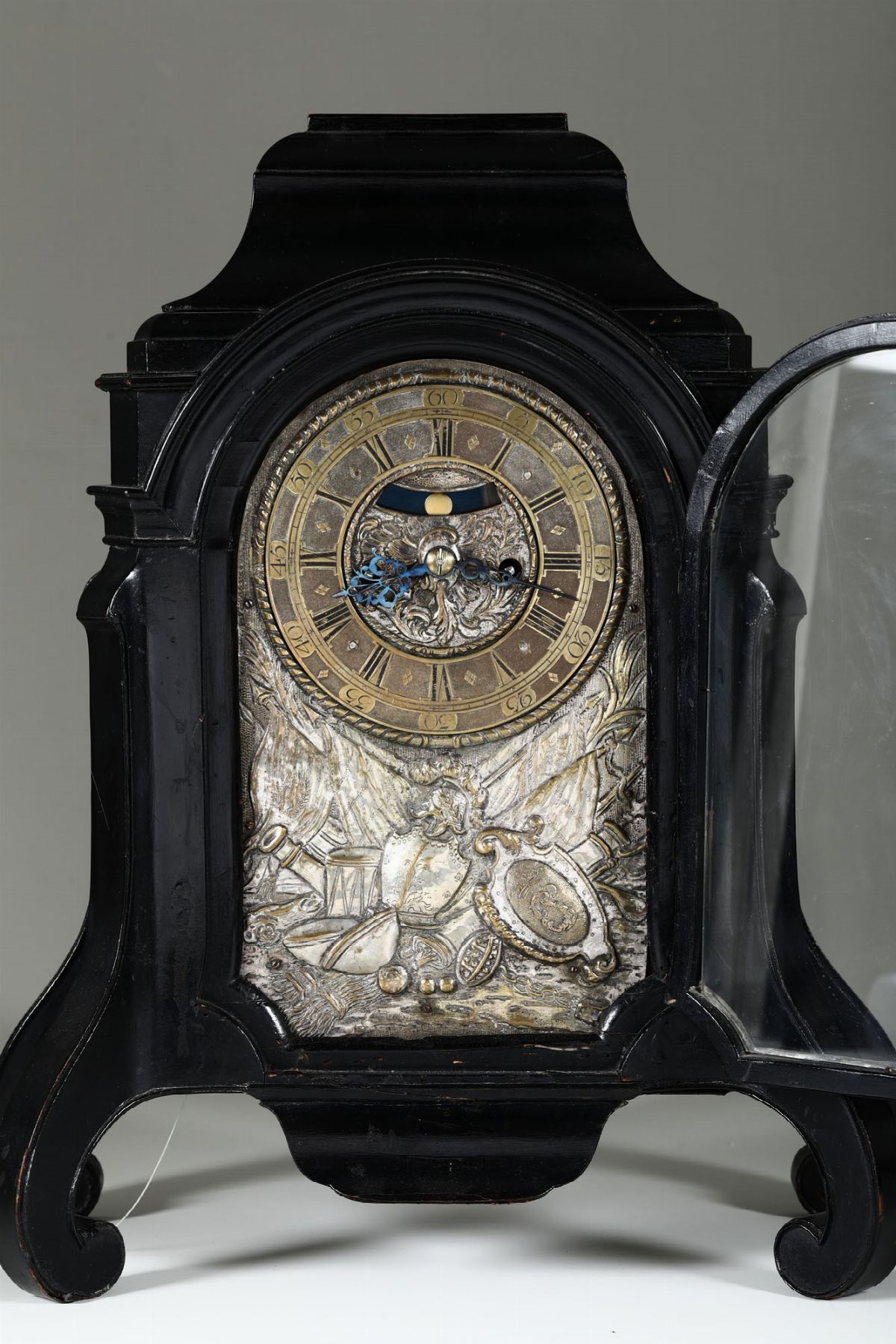 Orologio con Cassa in Legno Ebanizzato, Germania XIX Secolo