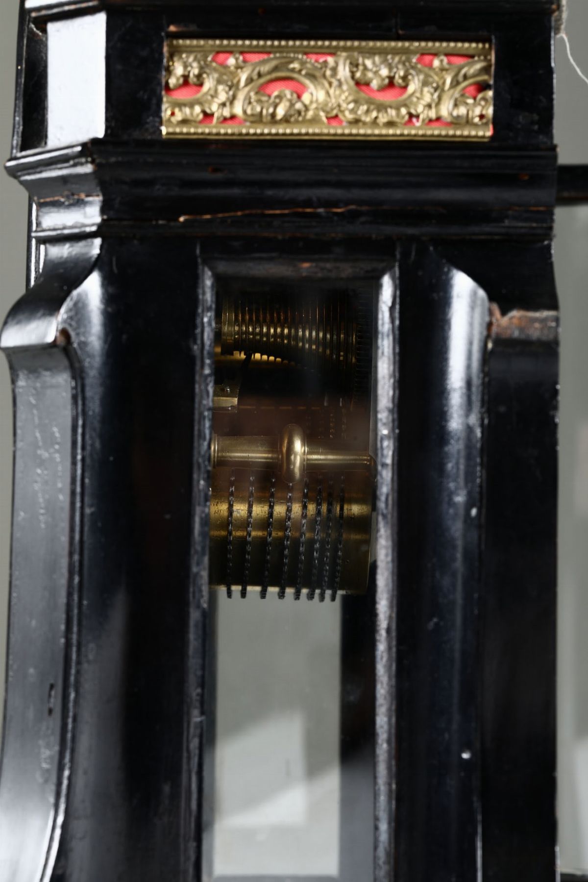 Orologio con Cassa in Legno Ebanizzato, Germania XIX Secolo