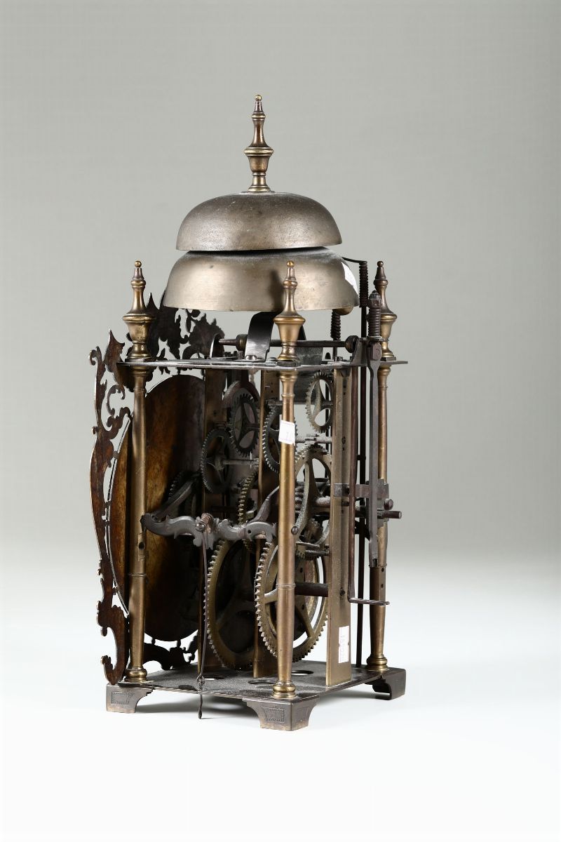 Orologio a Lanterna con Cassa in Ottone, XVII-XVIII Secolo