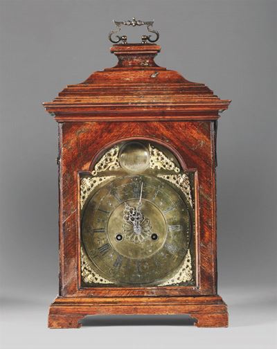 Pendola da Tavolo con Cassa in Legno di Noce, Ferrara, Caietano Lupi 1754