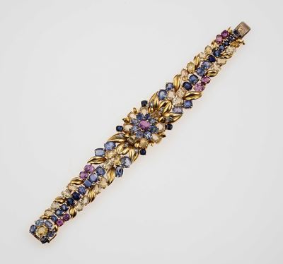 Bracciale con Corindoni Sri Lanka, Privi di Trattamento Termico