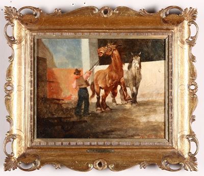 Alfredo Soressi (1897-1982)scena Equestre