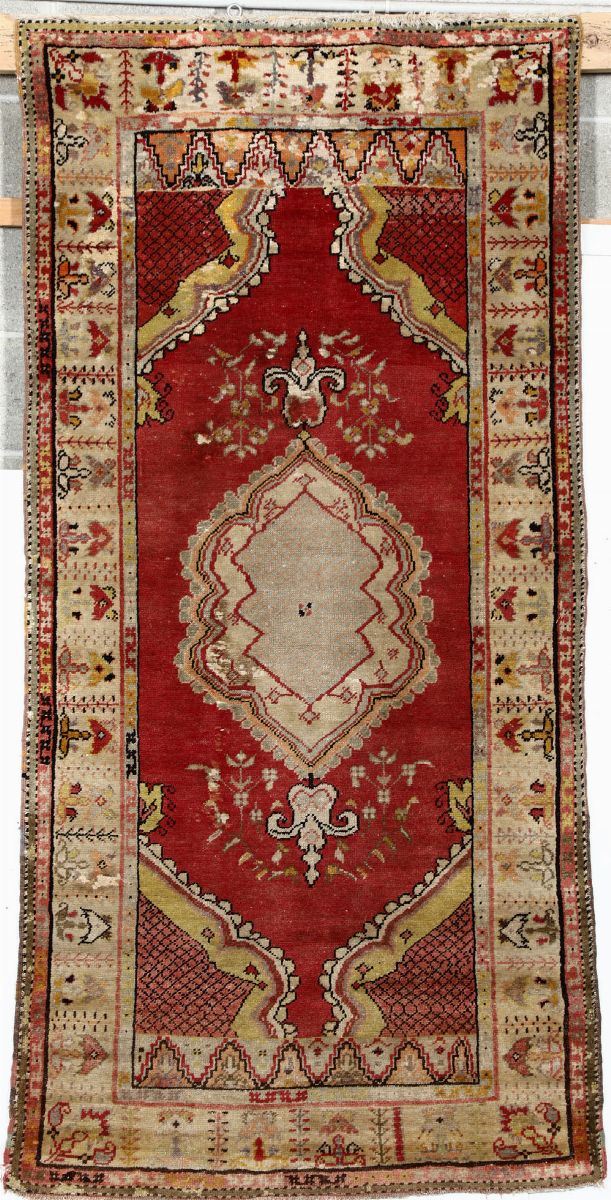 Tappeto anatolico inizio XX secolo  - Auction Carpets - Time Auction - Cambi Casa d'Aste