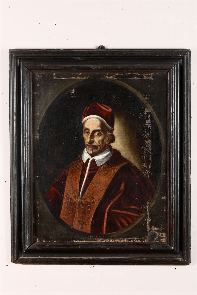 Scuola del XVIII secolo Ritratto di Cardinale  - Auction Fine Art - Cambi Casa d'Aste
