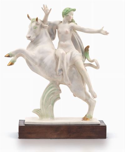 Abele Jacopi (1882-1957), Lenci, 1935 Cail Ratto di Europa