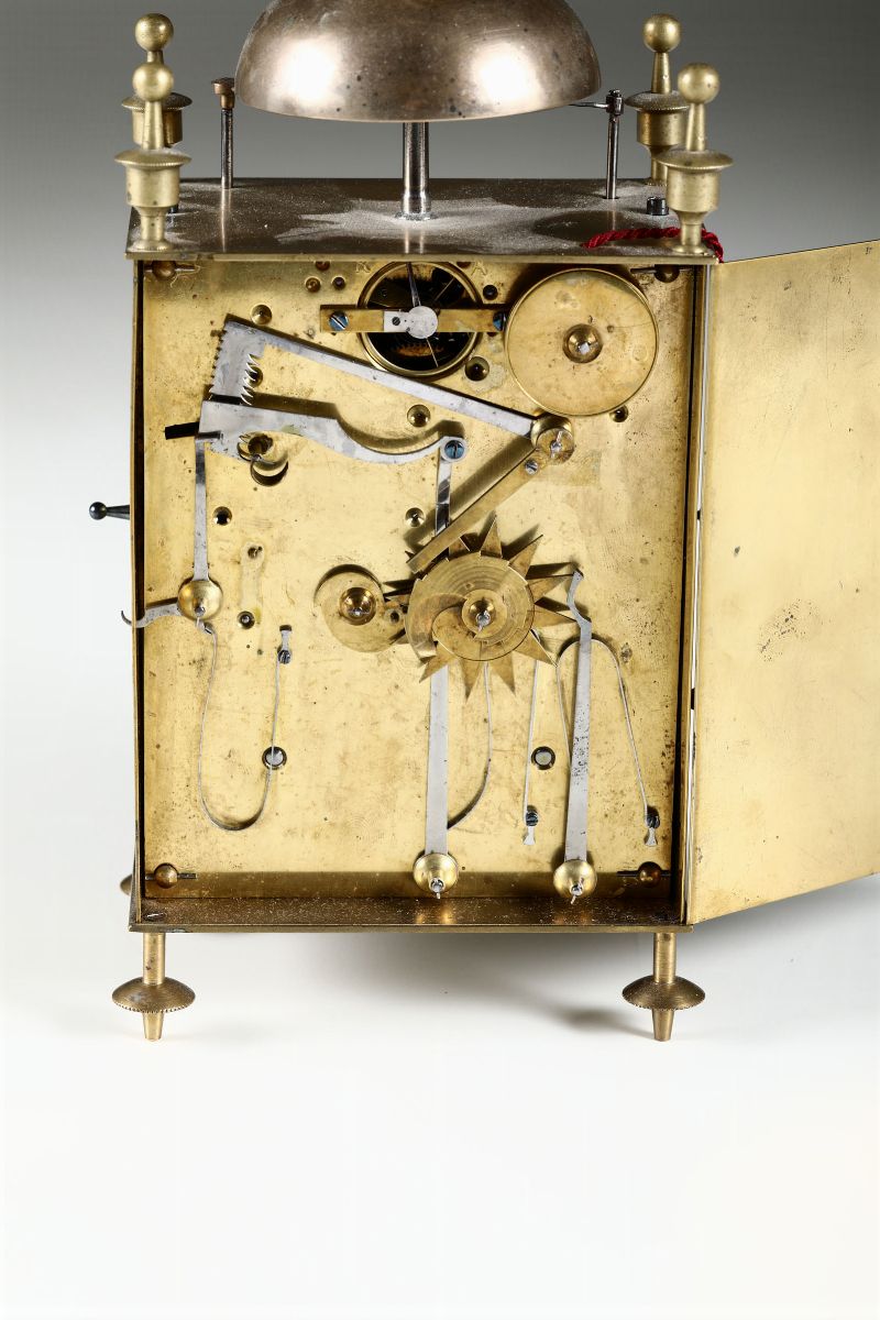 Orologio da Tavolo in Metallo Dorato, Inizio XIX Secolo