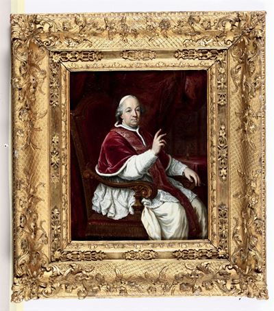 Scuola Romana del XVIII Secoloritratto di Pontefice