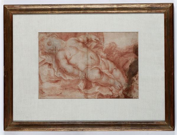 Scuola del XVIII secolo Putto dormiente