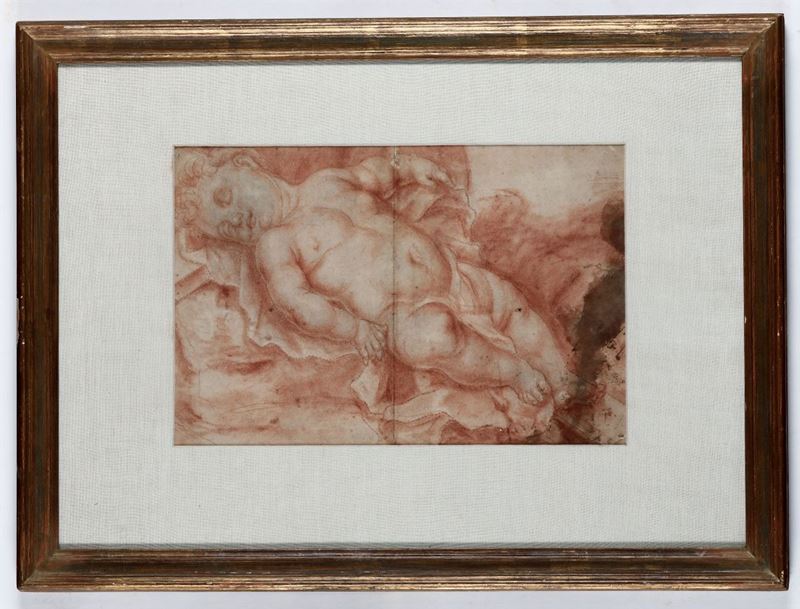 Scuola del XVIII secolo Putto dormiente  - Auction Fine Art - Cambi Casa d'Aste