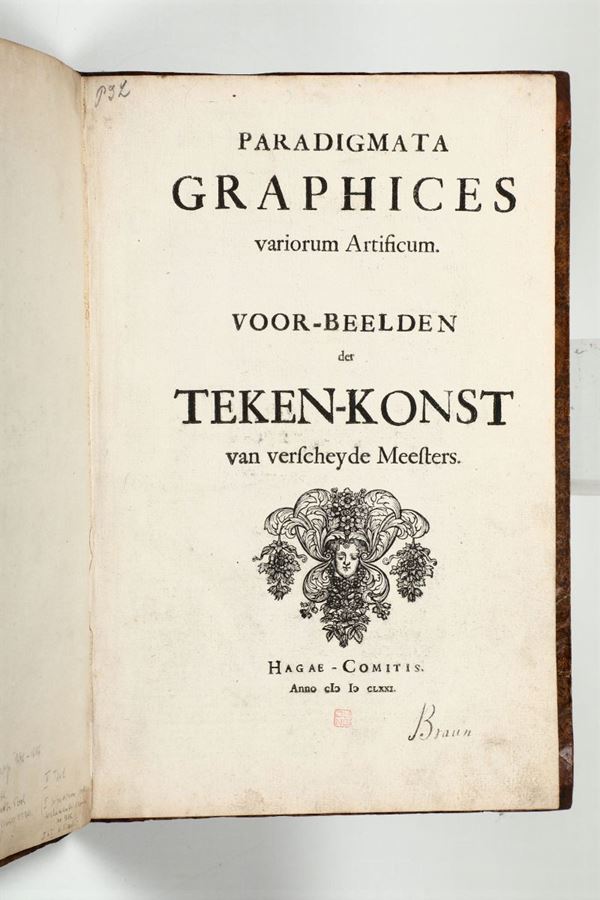 Bisschop Jan (de) Paradigmata graphices variorum artificum..Voor-beelden der teken-konst van verscheyde meesters..Hagae-Comitis,1671