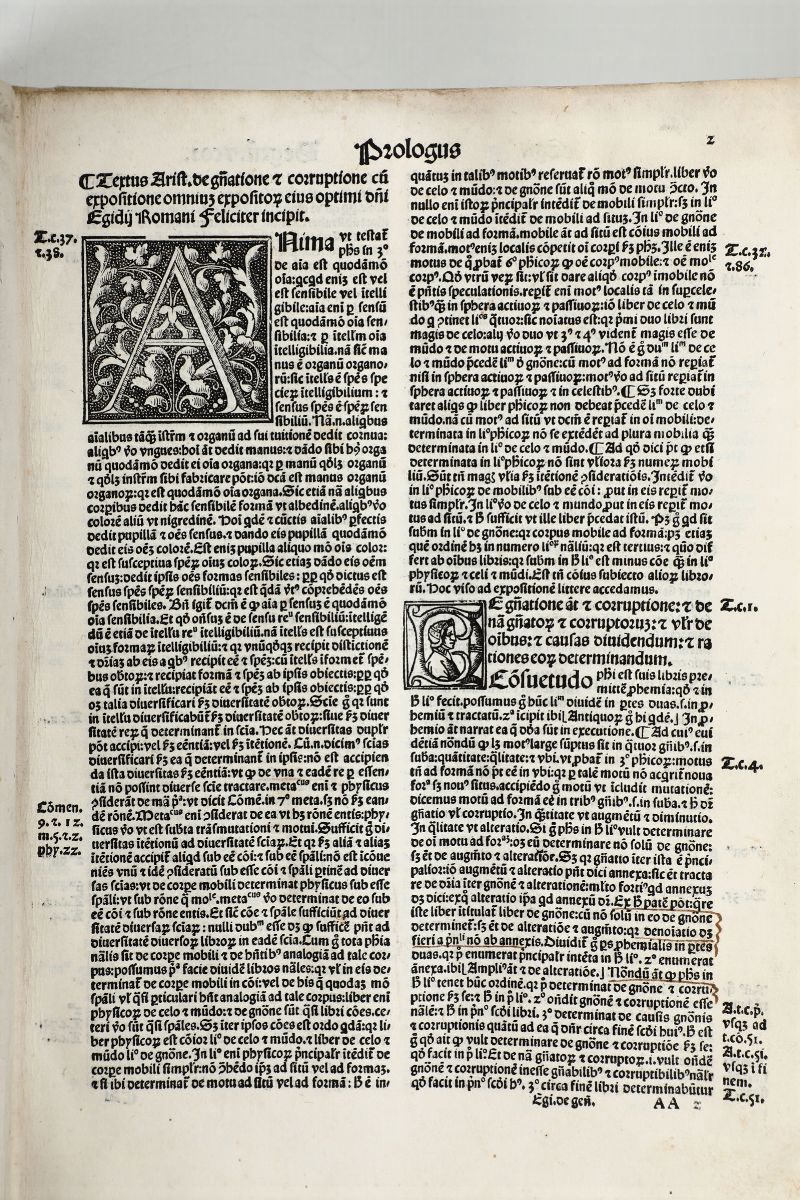 Marsilius De Inghenmarsili De Generatione.commentaria Fidelissimi Expositoris. D. Egidij Romani i...
