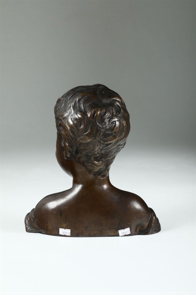 Testa di Fanciullo in Bronzo, XIX Secolo