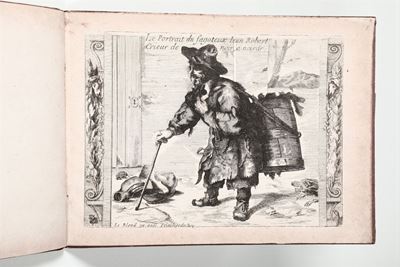 Le Blond,(jean?)le Portrait Du Fagoteux Iean Robert Crieur De Noir a Noireir