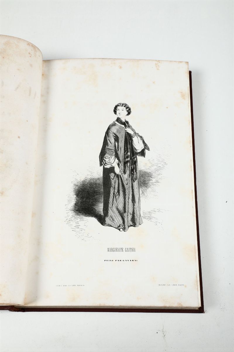 Alexandre Dumas Fils - Gavarnila Dame Aux Camelias.paris,librairie Moderne Havard,1858