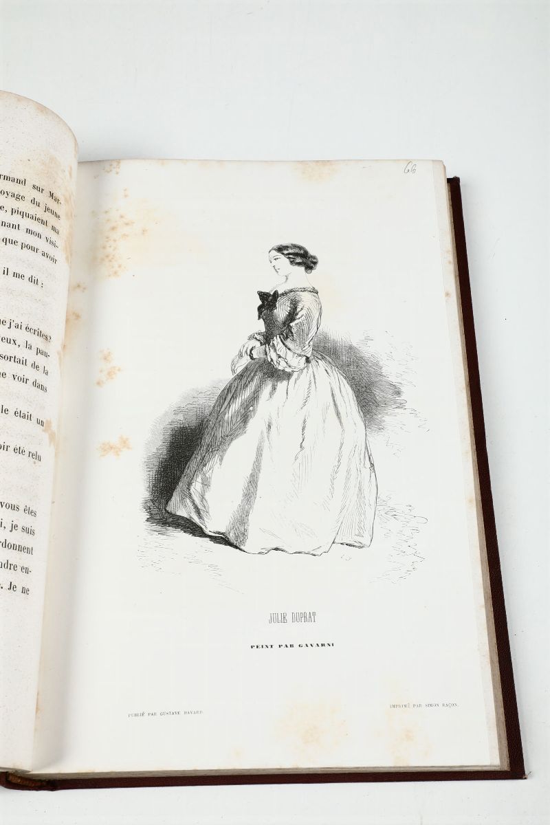 Alexandre Dumas Fils - Gavarnila Dame Aux Camelias.paris,librairie Moderne Havard,1858