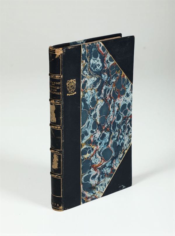 Uzanne,Octave Caprice d'un bibliophile..Paris,Librairie Edouard Rouveyre, 1878