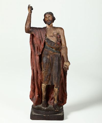 San Giovanni Battista in Cartapesta Policroma, XX Secolo