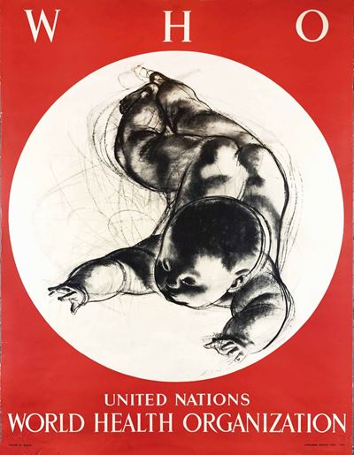 Hans Erni (1909-2015)who / United Nations, World Health Organization