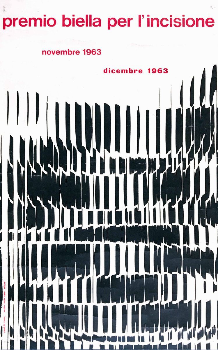 Franco Grignani (1908–1999) PREMIO BIELLA PER L’INCISIONE  - Auction Vintage Posters - Cambi Casa d'Aste