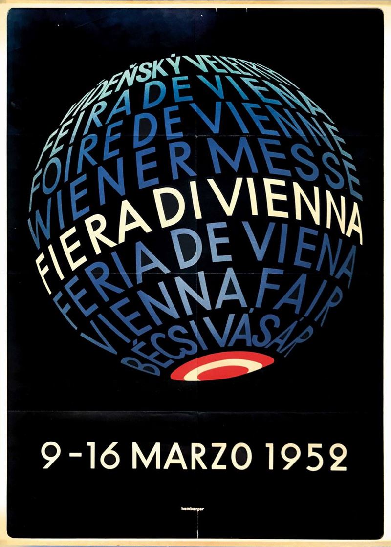 Andreas K. Hemberger FIERA DI VIENNA / WIENERMESSE / FOIRE DE VIENNE...  - Auction Vintage Posters - Cambi Casa d'Aste